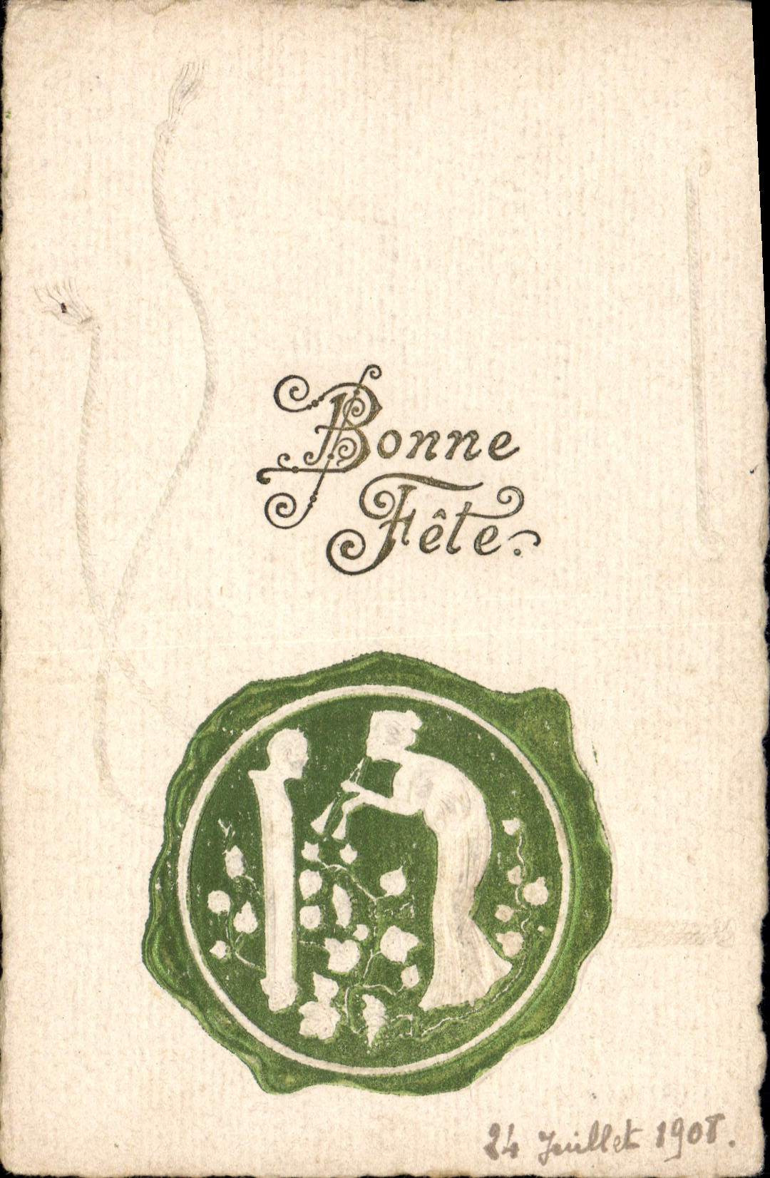 CPA Fantaisie Fleurs Femme
