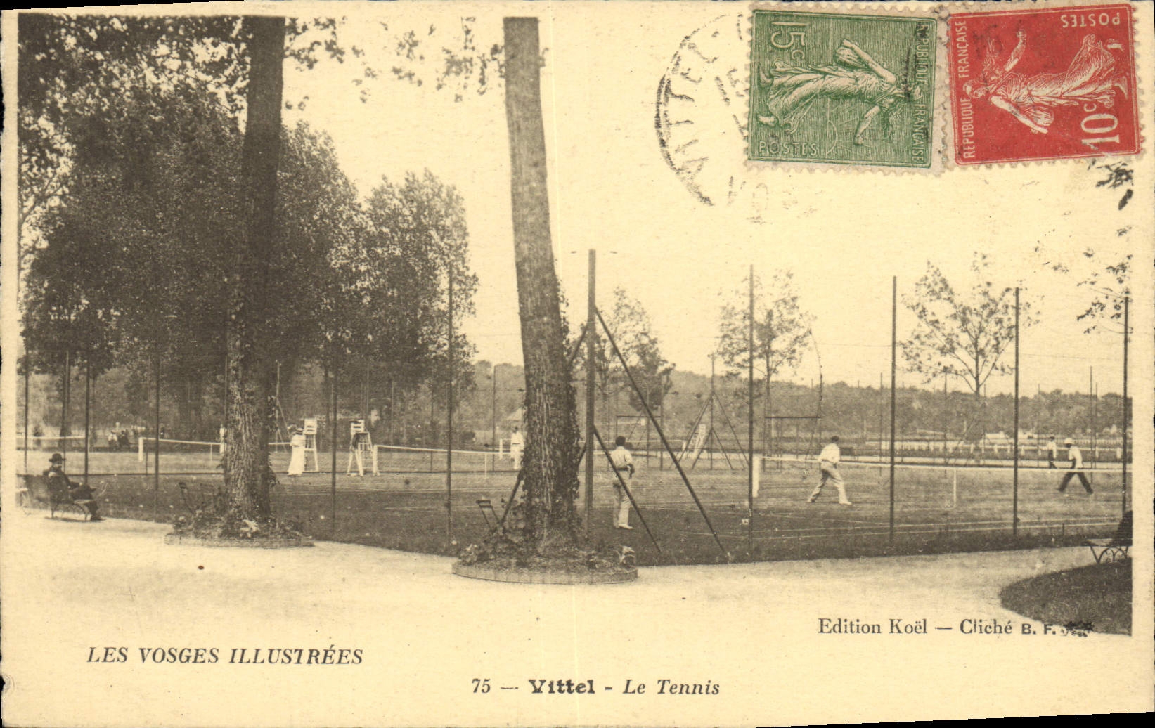 Yitttel — Le Tennis — Edition Koël — Cliché B.F.S.