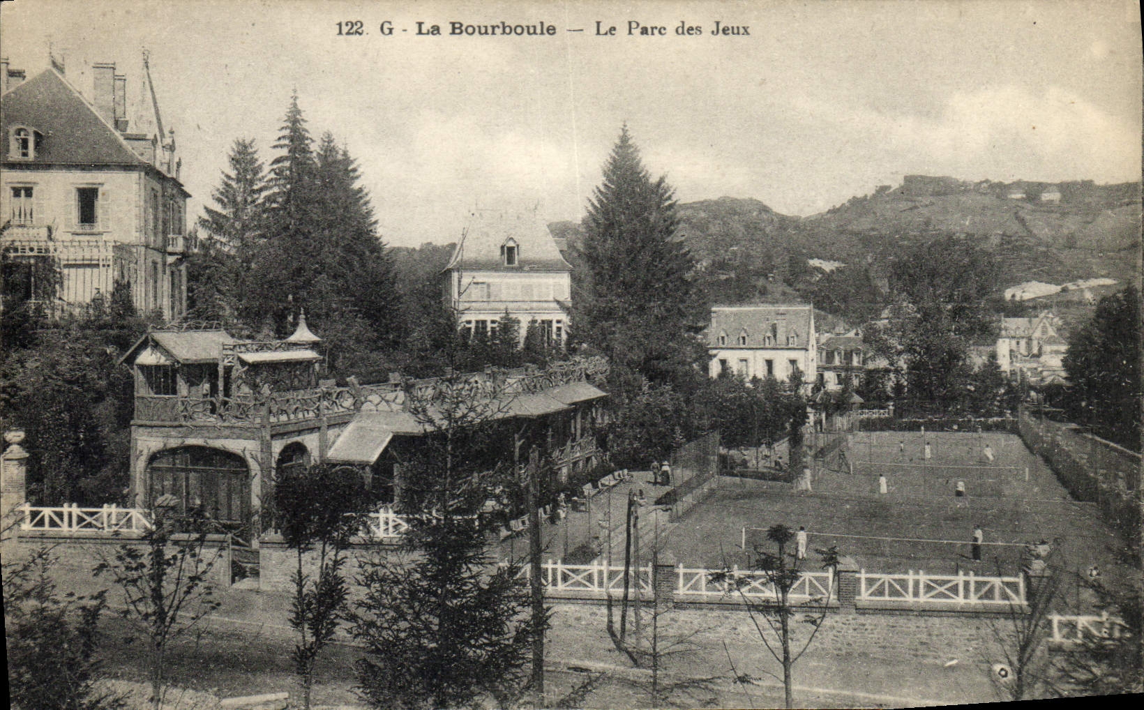 La Bourboule — Le Parc des Jeux — éditeur G, n° 122