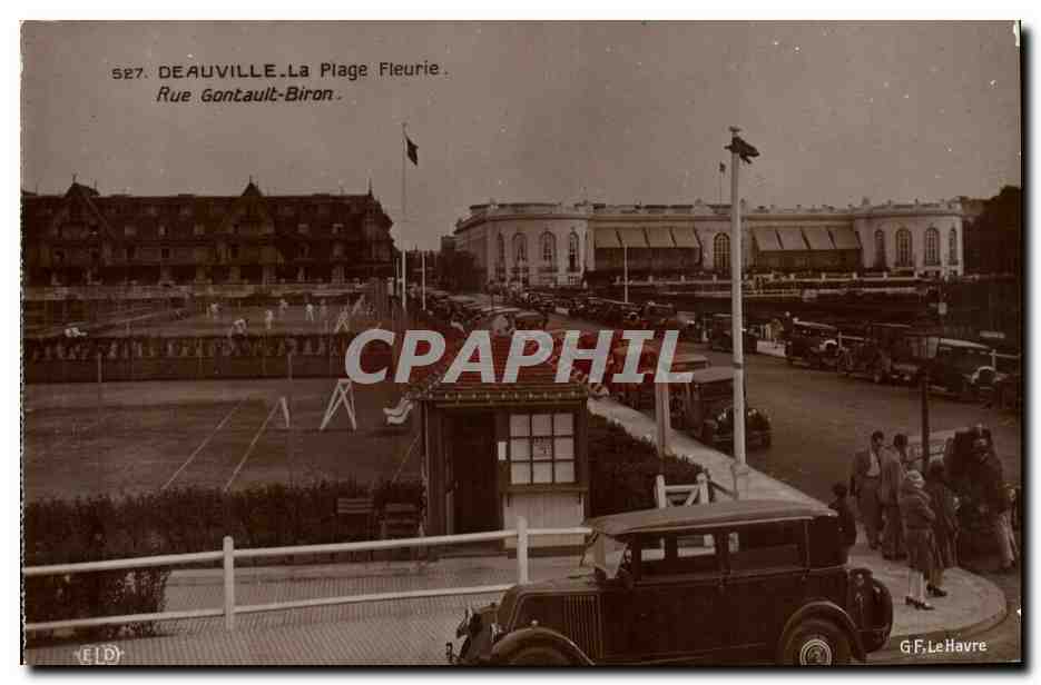 Deauville - La Plage Fleurie, Rue Gontault-Biron — G.F. Le Havre, n°527