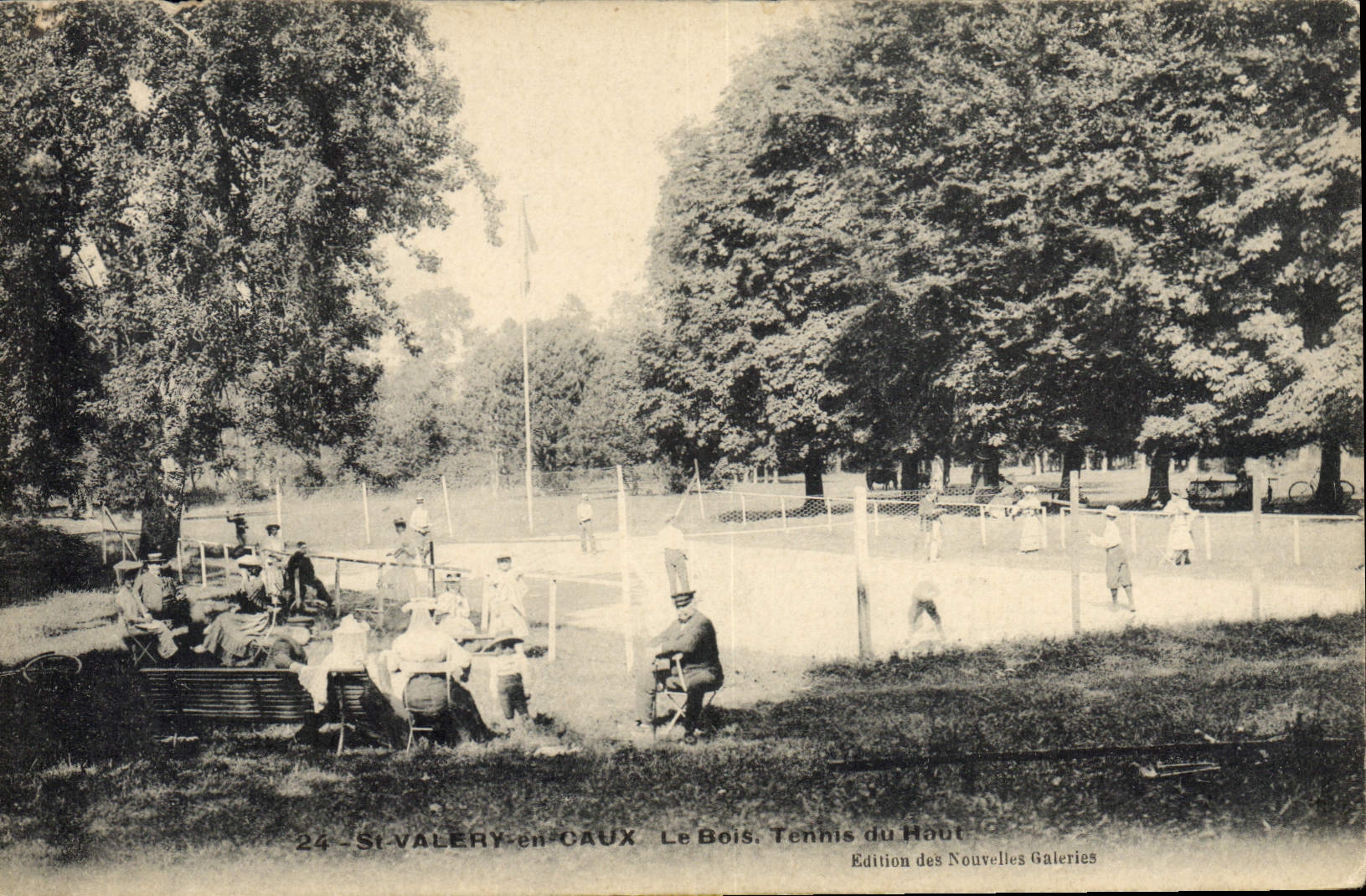 St-Valery-en-Caux — Le Bois. Tennis du Haut — Edition des Nouvelles Galeries