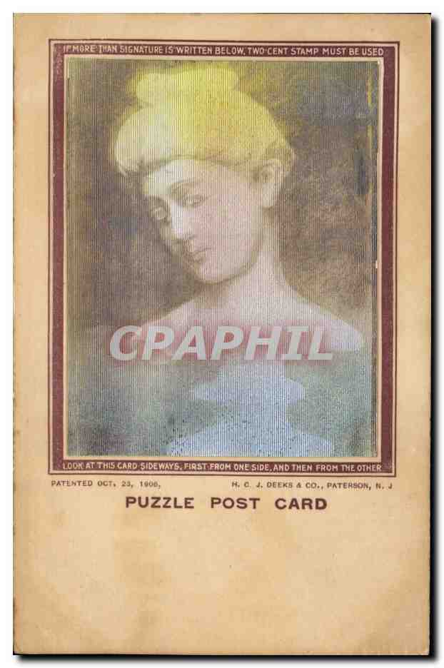 Jeune femme — portrait — H. C. J. Deeks & Co., Paterson, N.J.