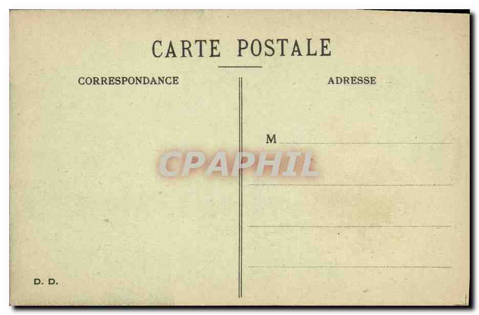 CPA Puzzle Militaria Les divertissements de la salle de police — Verso