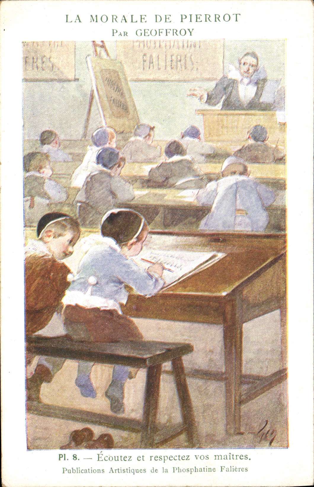 La morale di Pierrot — Pl. 8 — Publications Artistiques de la Phosphatine Falières