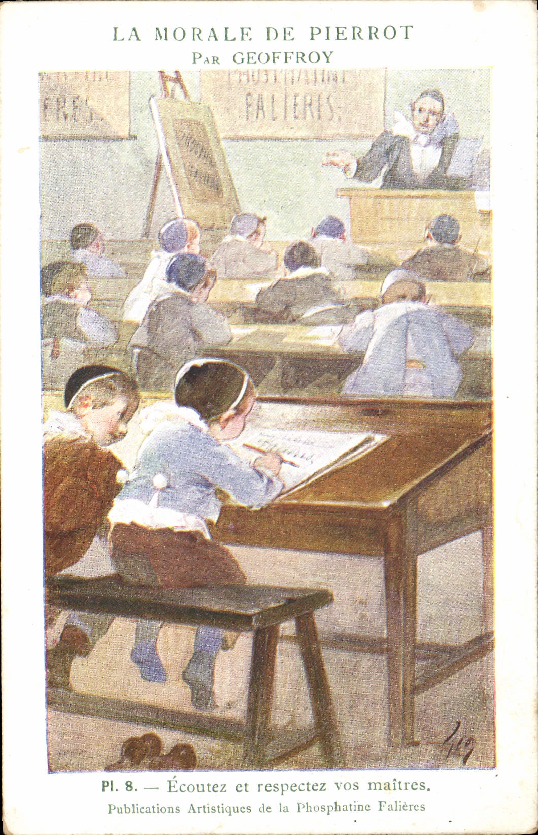 La morale di Pierrot — Di Geoffroy — Publications Artistiques de la Phosphatine Falières, Pl. 8