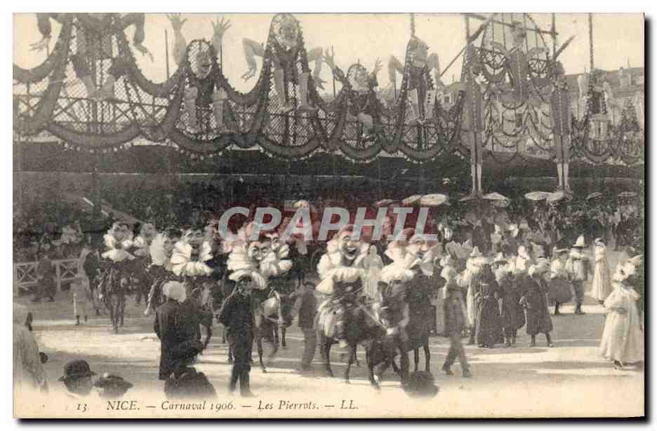 Niza — Carnaval 1906 — Los Pierrots — LL.
