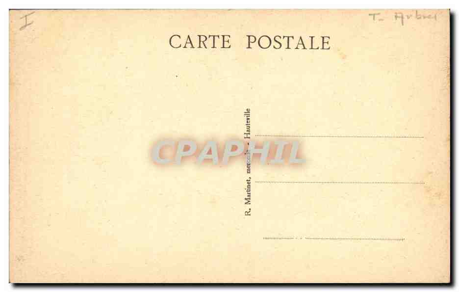 CPA Arbre Hauteville Foret de la Lebe  — Verso