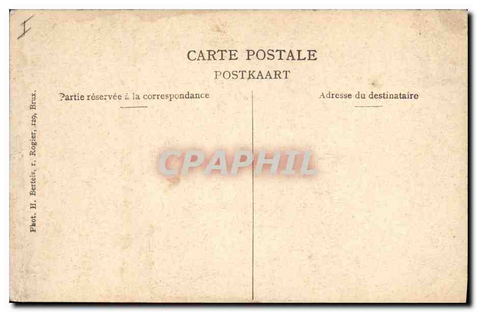 CPA Arbre Louvain Heverle La Dreve du chateau  — Rückseite