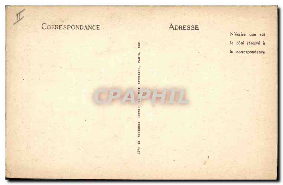 CPA Arbre Saint Honore les Bains Le Defend le gros chatiagnier  — Verso