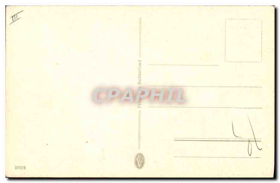 CPA Fleurs  — Verso