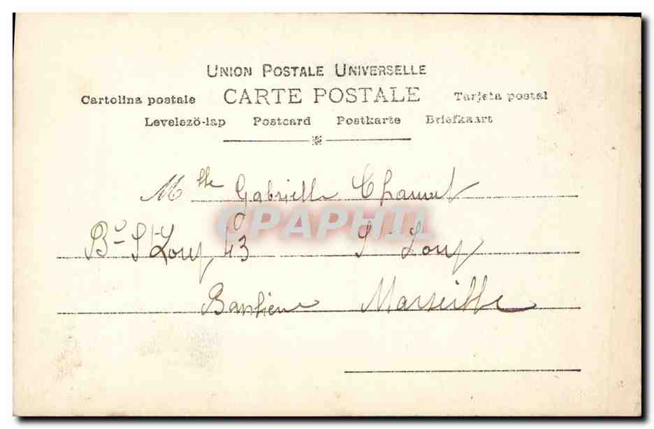Jeune femme en robe colorée — éditeur Rewhlinger, n° 937/8 — Paris — Achterkant