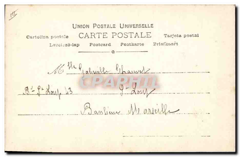 Femme en costume de scène — éditeur Roullier, Paris — n° 337/16 — Verso