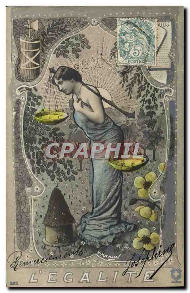 L'Égalité — Sujet symbolique — Éditeur H. Maguel, n° 523