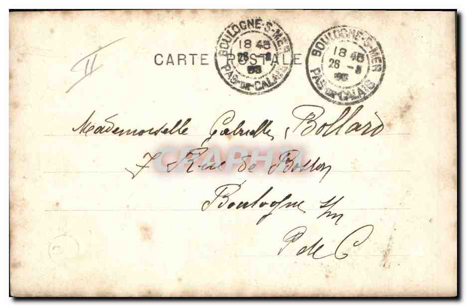 La Liberté — femme déchaineant des chaînes — éditée par H. Marneux, n° 583 — Reverso