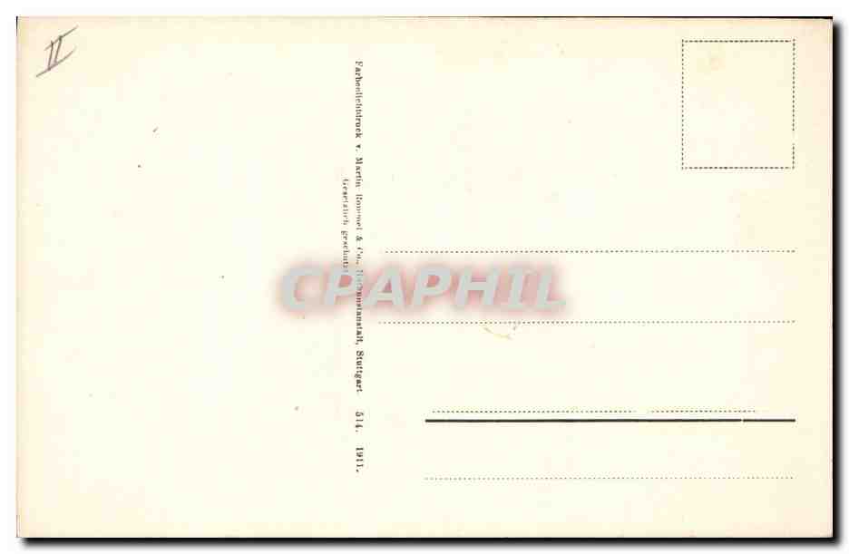 CPA Fantaisie Fleurs  — Rückseite