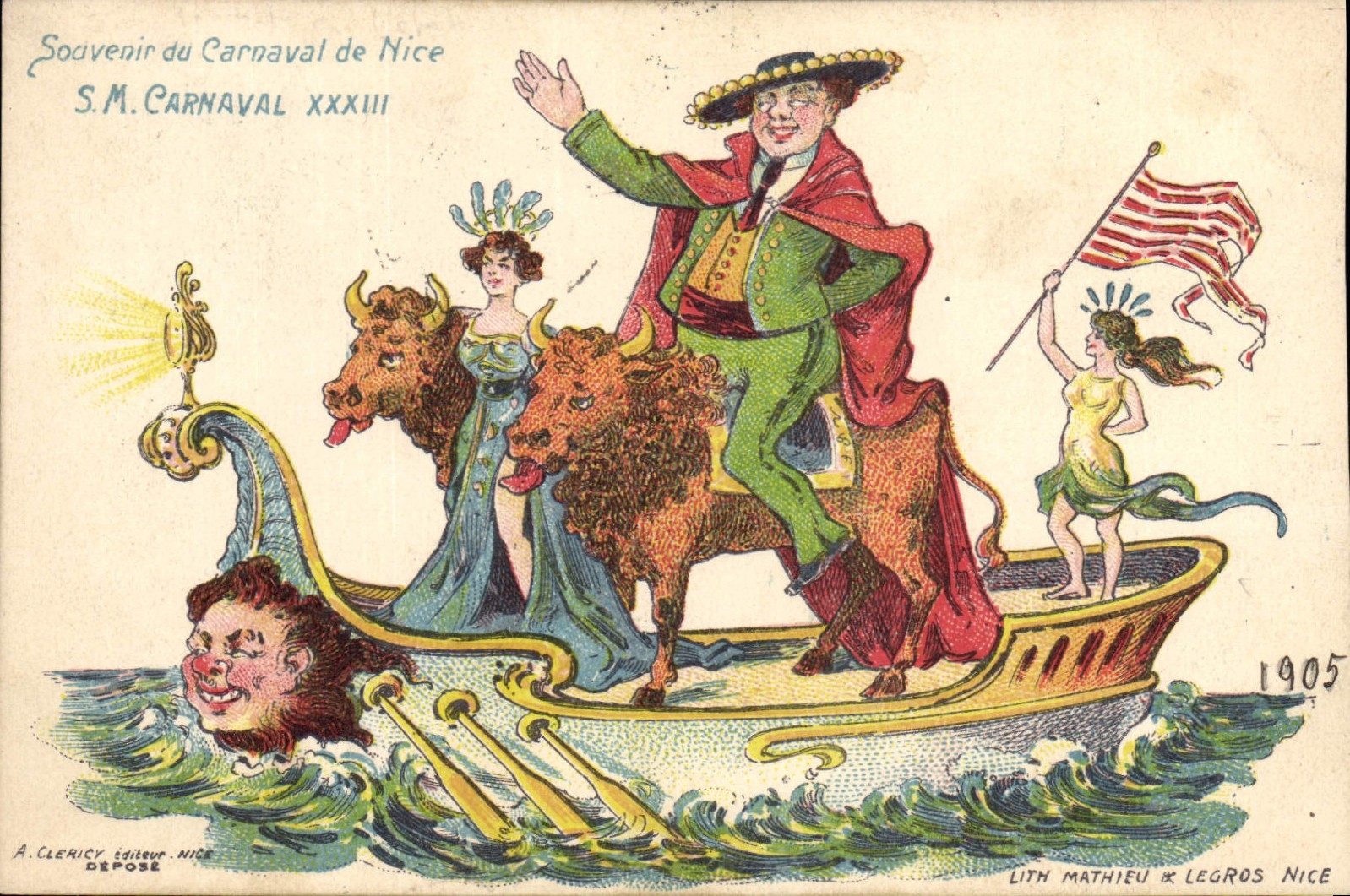 Carnaval de Nice — Souvenir du Carnaval XXXIII — A. Clericy éditeur, Nice