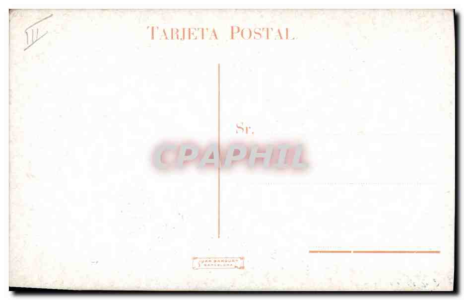 CPA Corrida Course de taureaux Un par en lo Alto Saleri II  — Rückseite