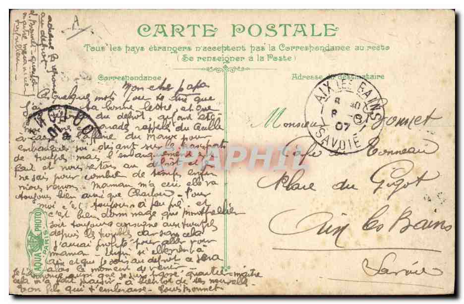 Manœuvres du Cabestan — La Vie du Marin — Éditeur La Néga, n° 2694 — Verso