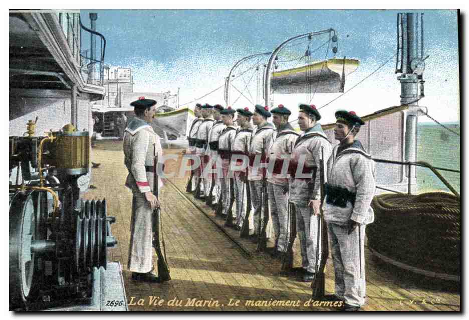 La Vie du Marin. Le maniement d'armes — édition L.V. & Cie, n° 2696