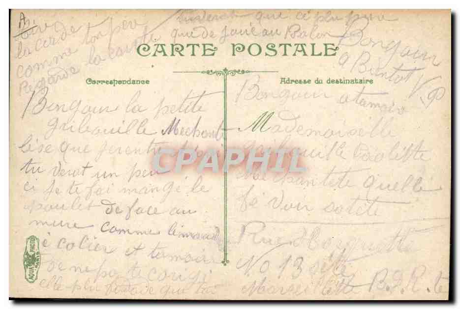 CPA Militaria Marins La vie du marin Manoeuvre du Cabestan — Verso