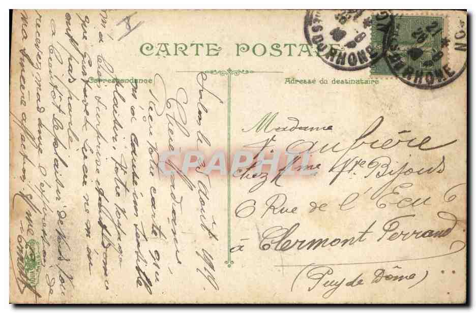 CPA Militaria Marins La vie du marin Factionnaire au petit rang — Rückseite