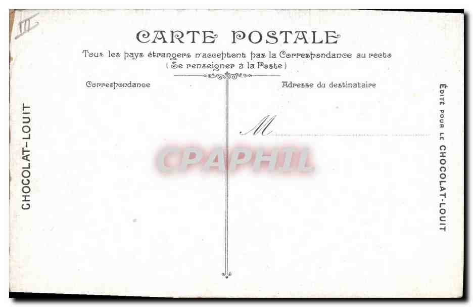CPA Militaria Interieur d'un poste de police — Rückseite