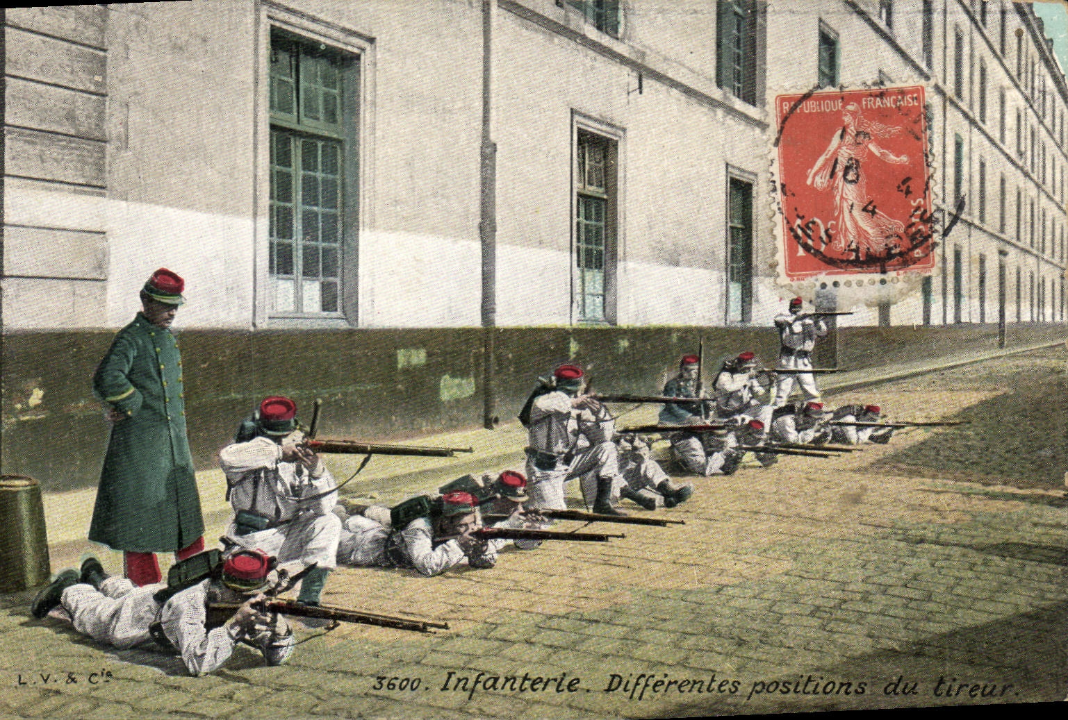 Infanterie — Différentes positions du tireur — L.V.&C's n°3600