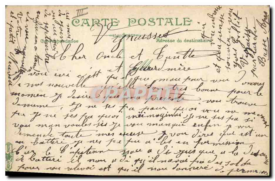 Infanterie — Différentes positions du tireur — L.V.&C's n°3600 — Reverso