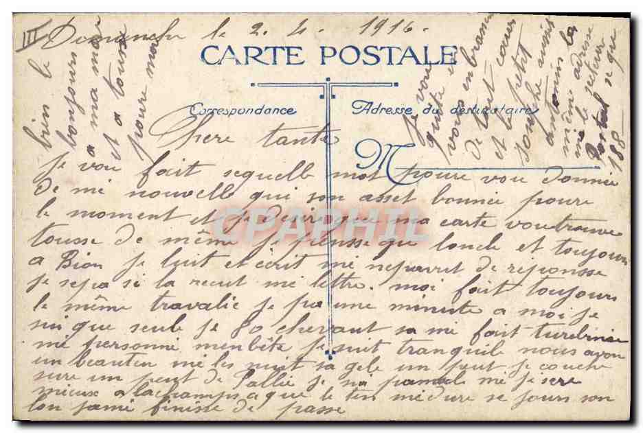 Mitrailleuse anglaise — English machine gun — éditeur non visible, n° de série 2 — Reverso