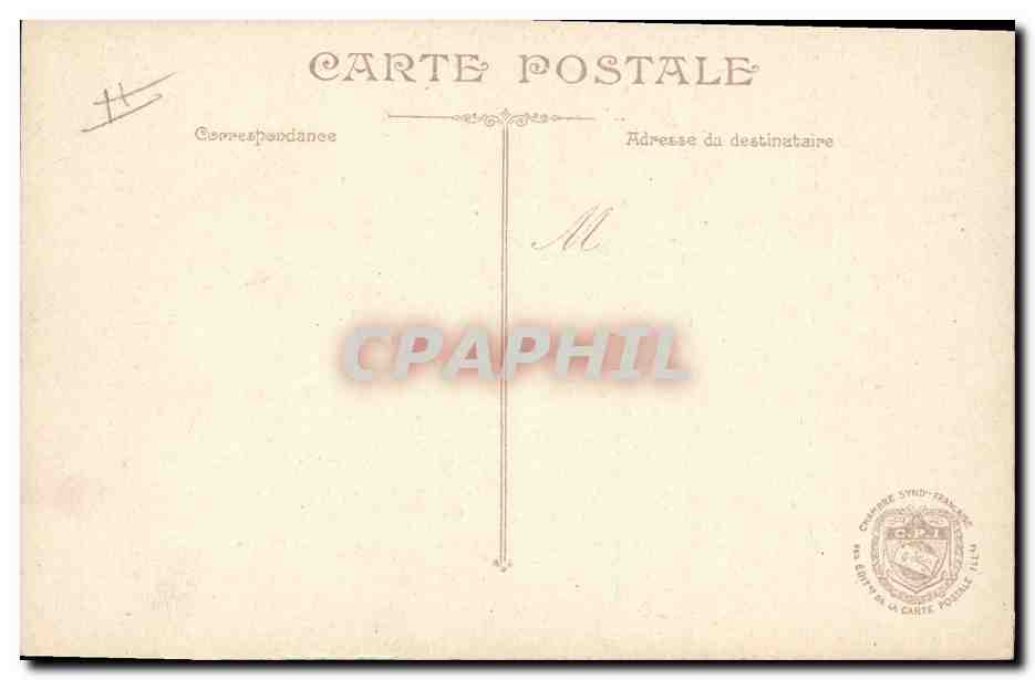CPA Militaria General Maud'Huy  — Verso