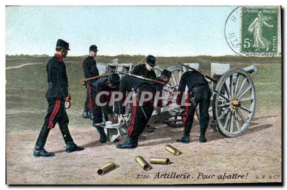 Artillerie. Pour abattre! — Édition L.V. & Cie, n° 3720
