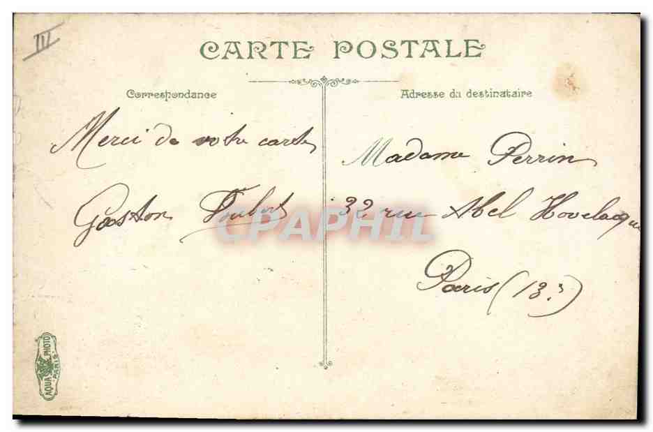 Artillerie. Pour abattre! — Édition L.V. & Cie, n° 3720 — Reverso
