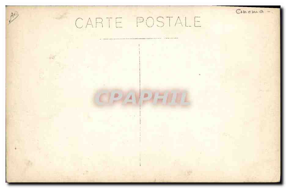 CPA Cinema Les naufrages de l'Ile Bessede d'apres Landru  — Back