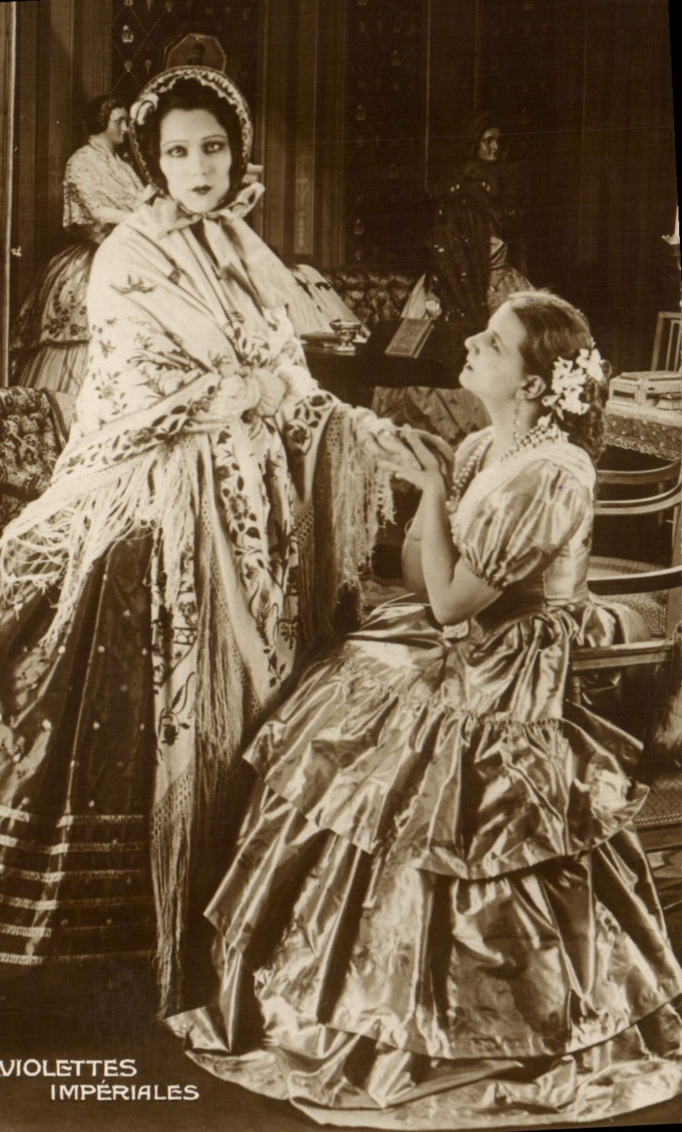 CPA Cinema Violettes imperiales Raquel Meller Henri Roussel Le Regent 