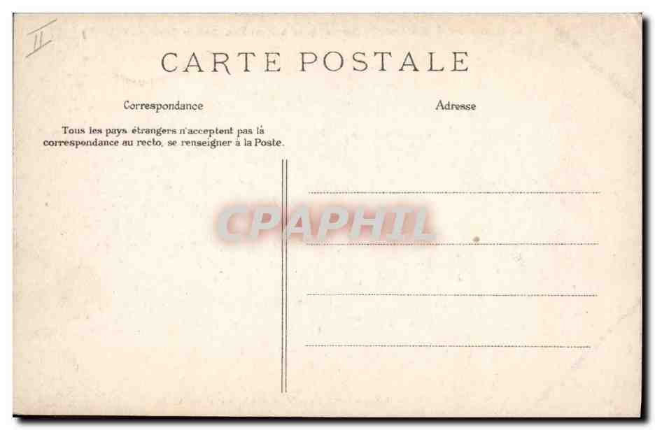 Dom emerytalny dla Artystów Dramatycznych w Pont-aux-Dames-Couilly (S.-et-M.) — Widok na ogród — Administracja — C. L. C. — Rewers