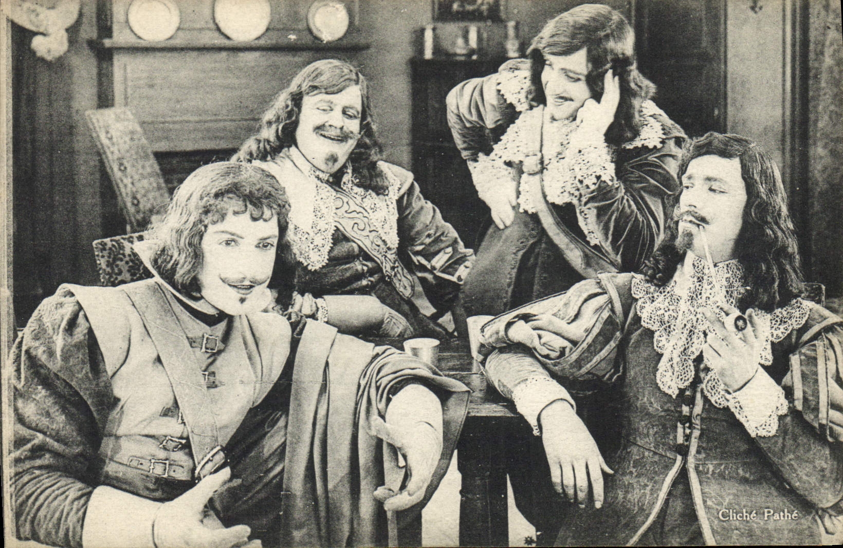 I Tre Moschettieri — ispirato all'opera celebre di Alexandre Dumas padre e Auguste Maquet — Cliché Pathé