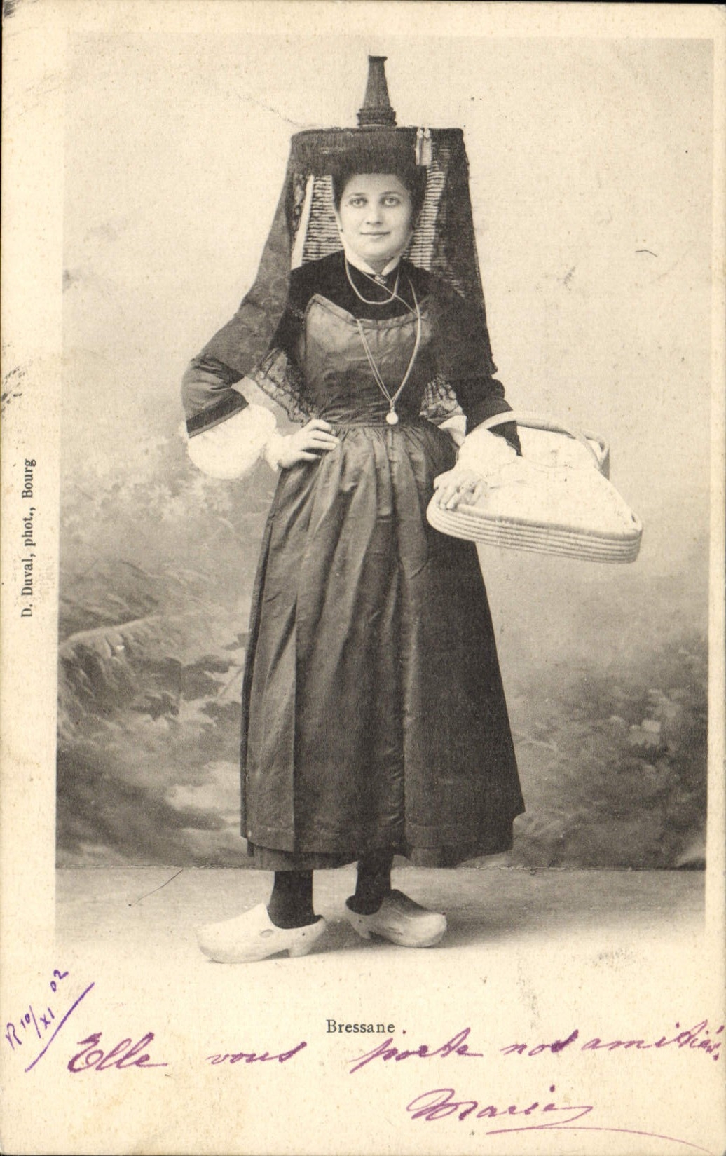 CPA Folklore Bressane 