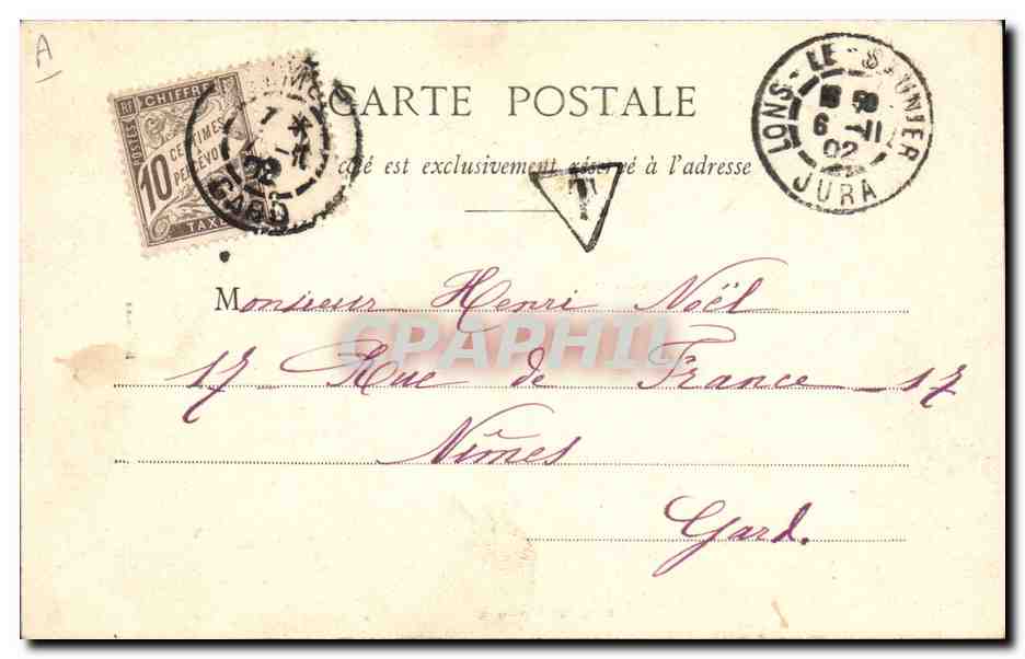 CPA Folklore Bressane  — Verso