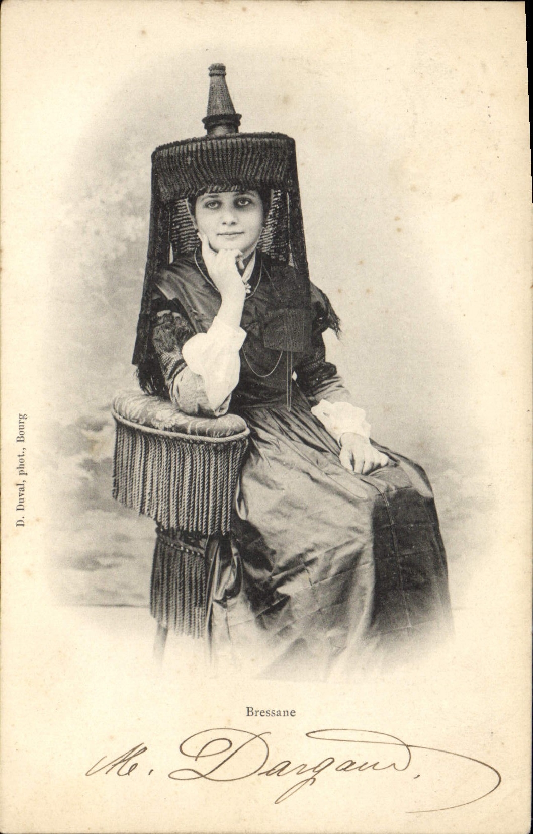 CPA Folklore Bressane 