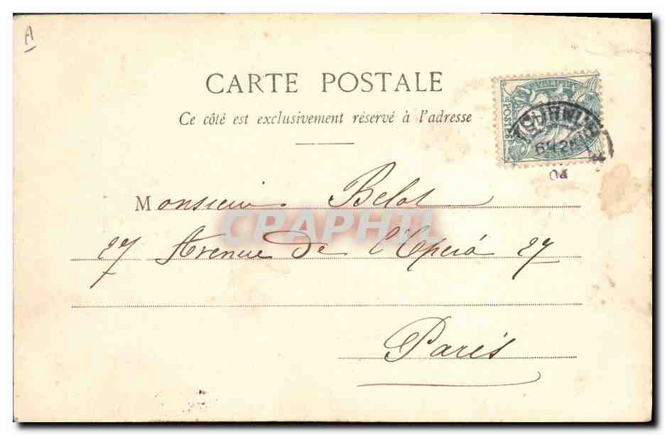 CPA Folklore Bressane  — Verso