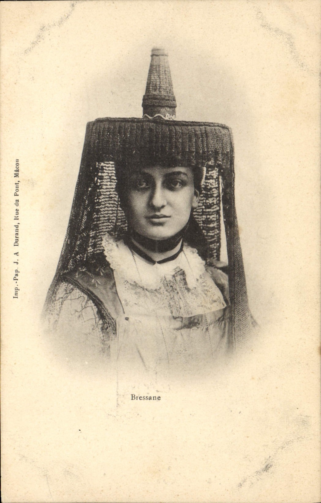 CPA Folklore Bressane 