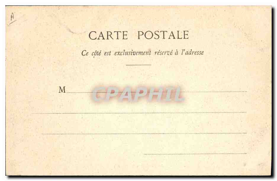 CPA Folklore Bressane  — Verso