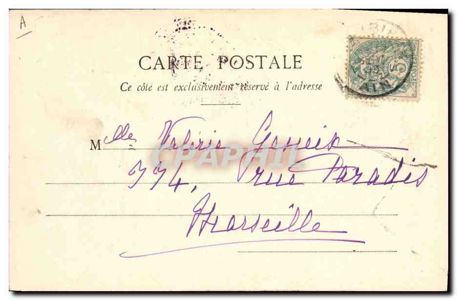 CPA Folklore Bapteme en Bresse  — Verso
