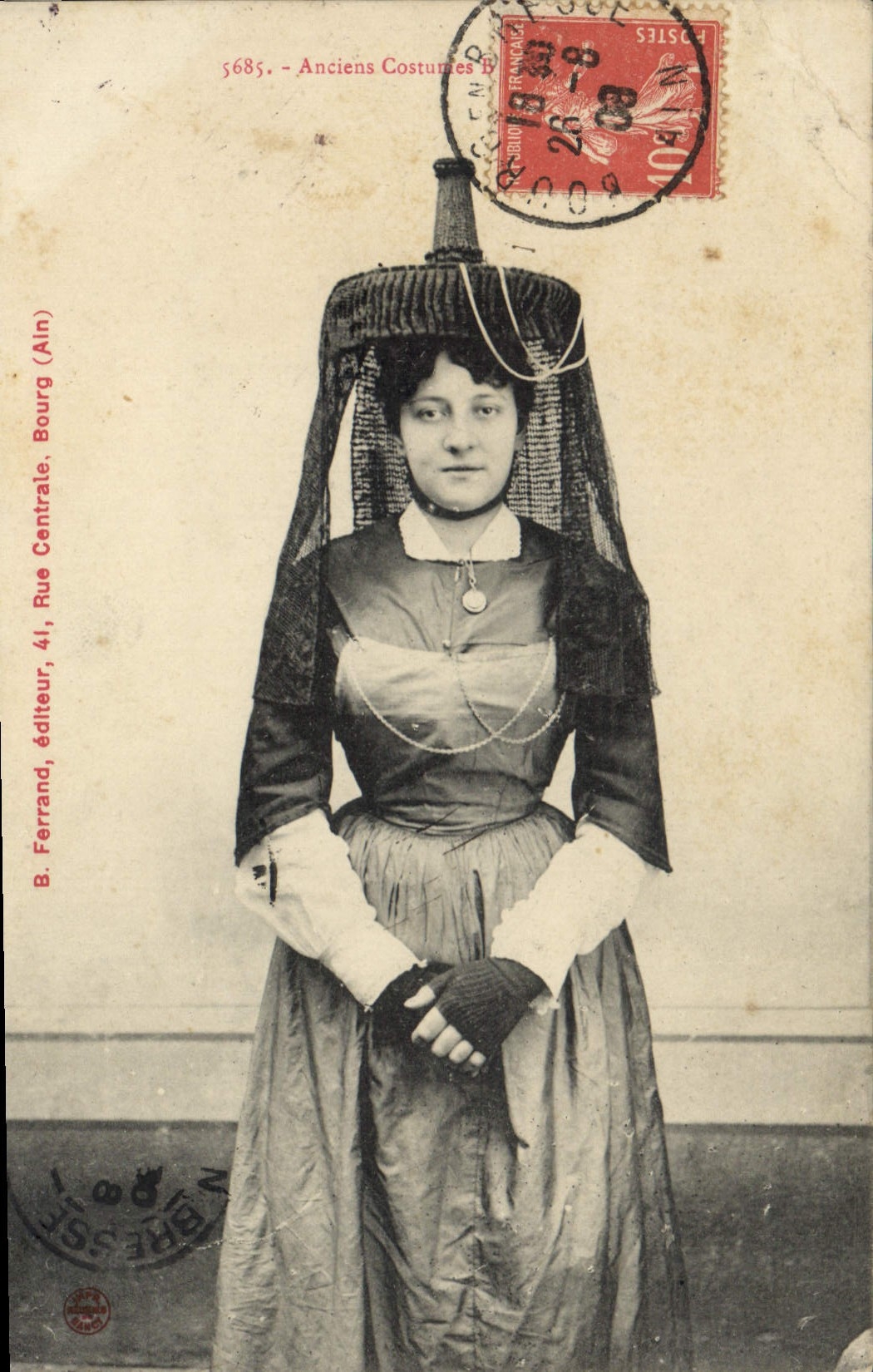 CPA Folklore Bressanne 