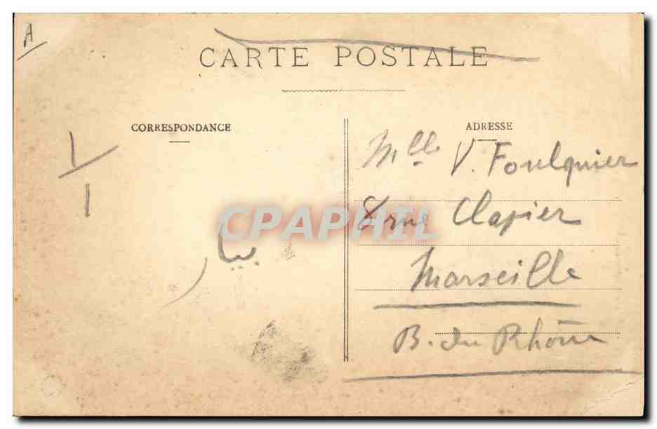 CPA Folklore Anciens costumes de Bresse  — Verso