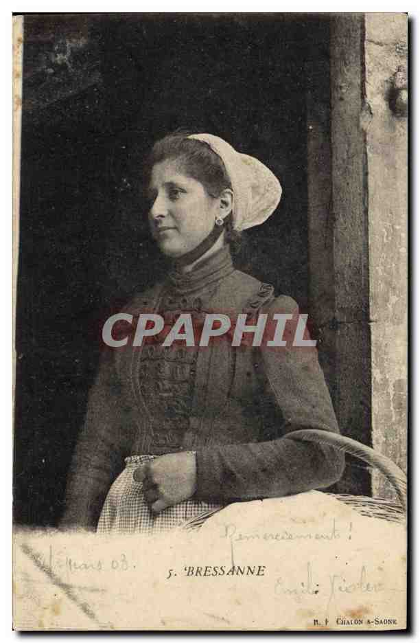 CPA Folklore Bressanne 