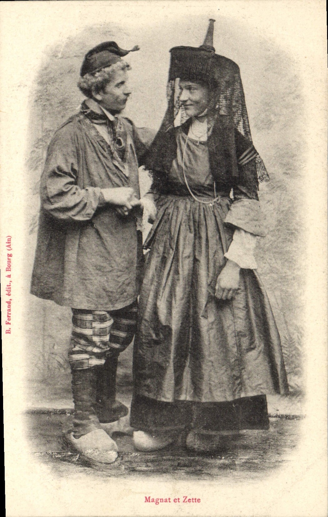 CPA Folklore Magnat et Zette 