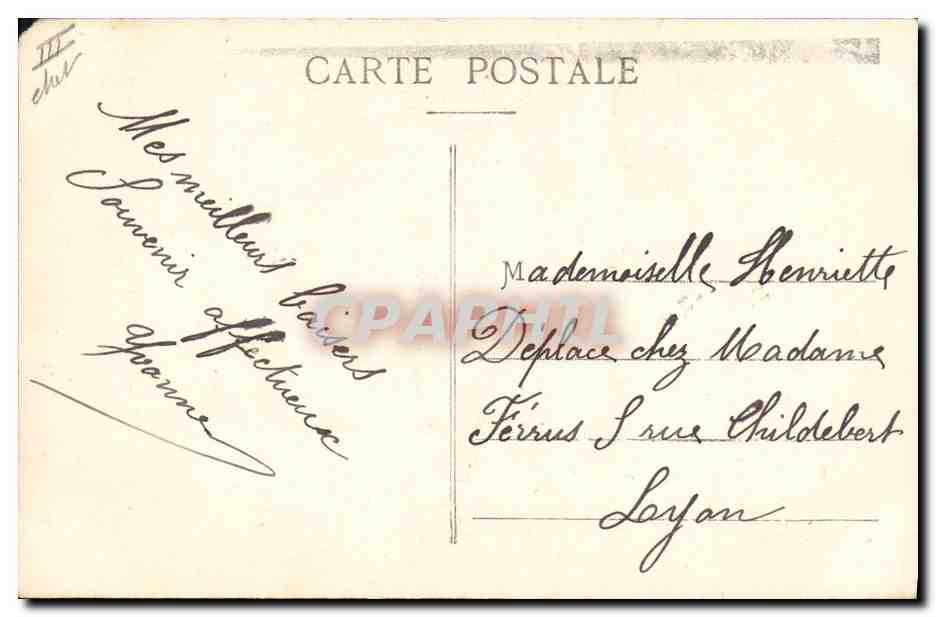 CPA Folklore Zet et Zette Reconciliation  — Verso