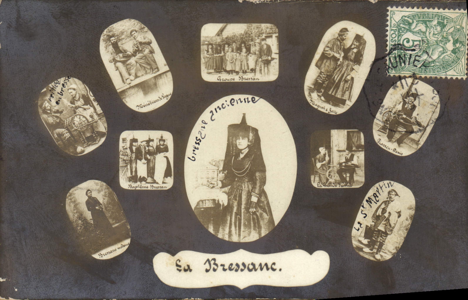 CPA Folklore La Bressane 