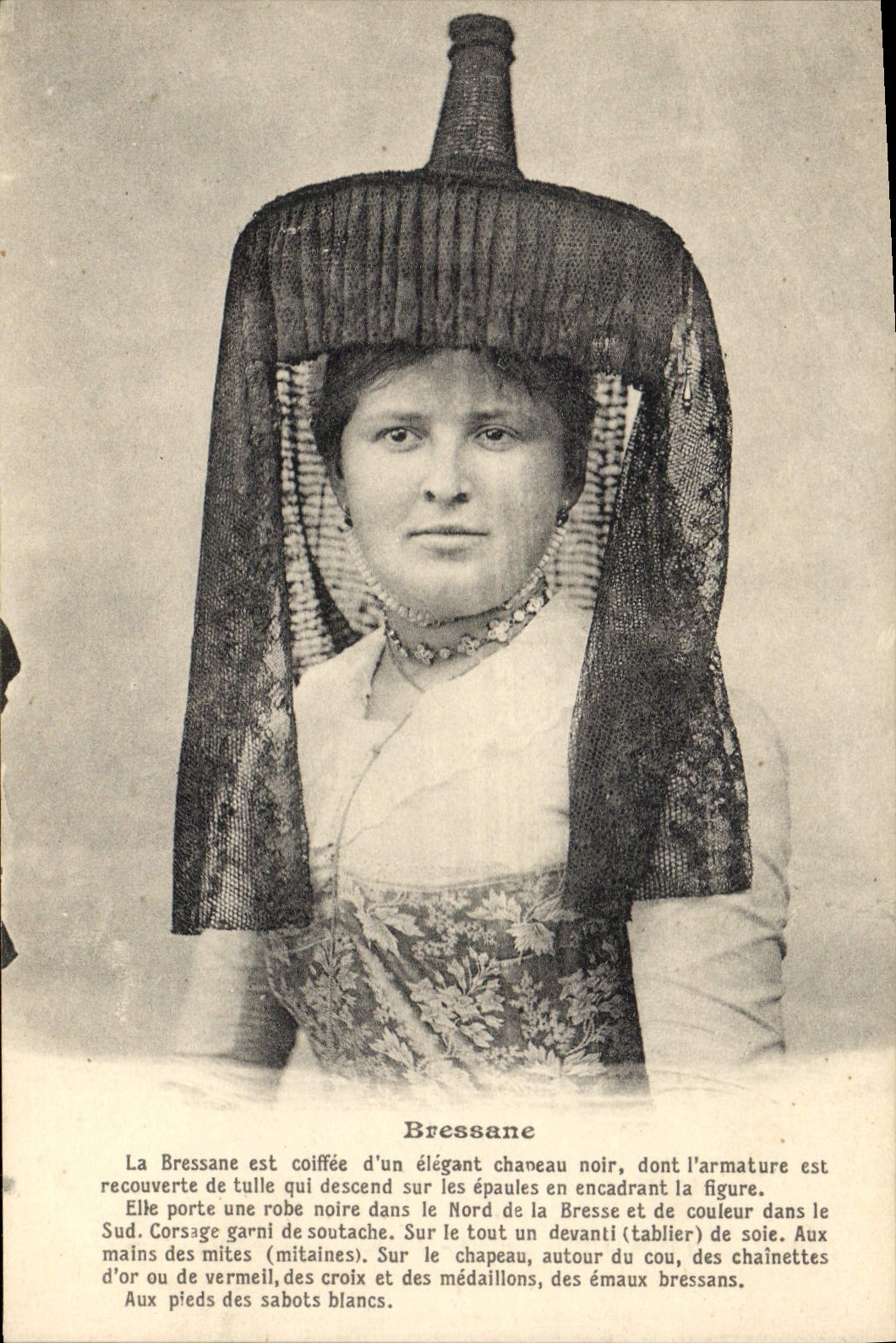 CPA Folklore Bressane 